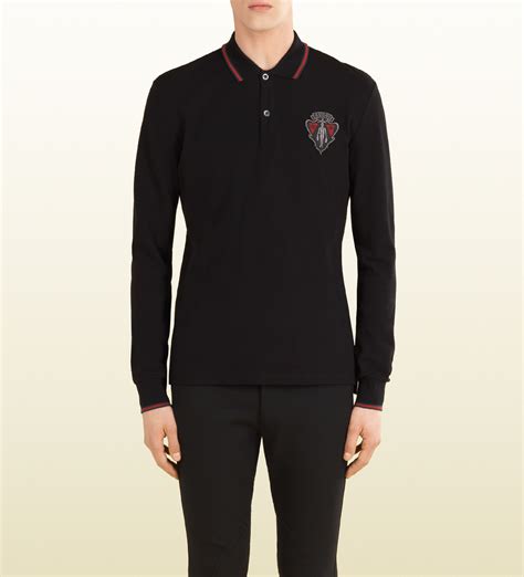 gucci polo man|Gucci long sleeve polo.